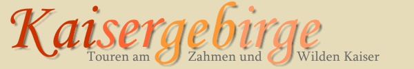 Überschrift: Kaisergebirge
