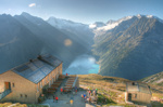 Blick von der Olperer Hütte zum Schlegeisstausee (HDR)